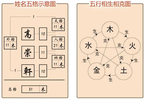 姓名分析 五行|姓名五格测试